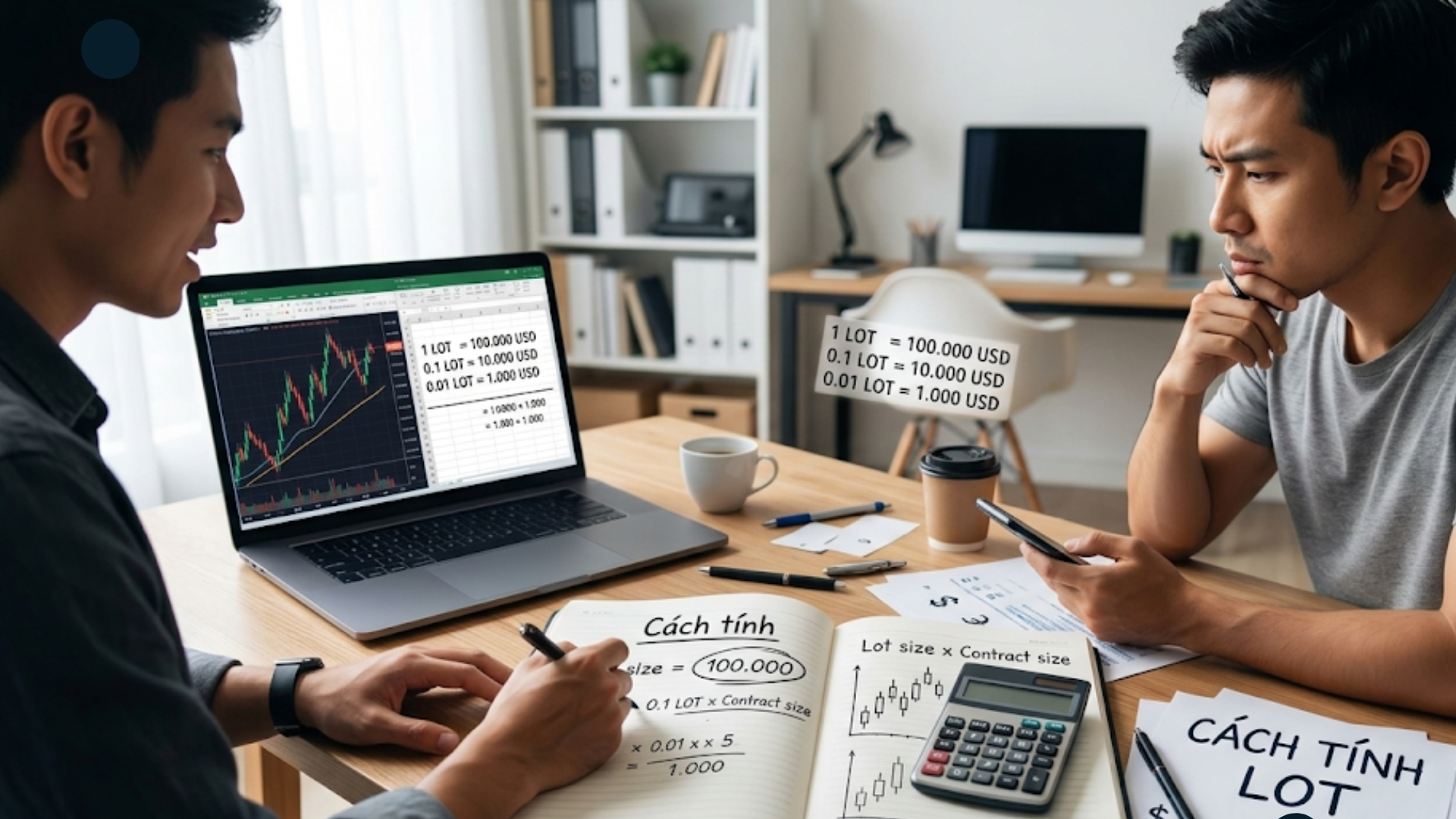 Cách tính giá trị lot trong Forex